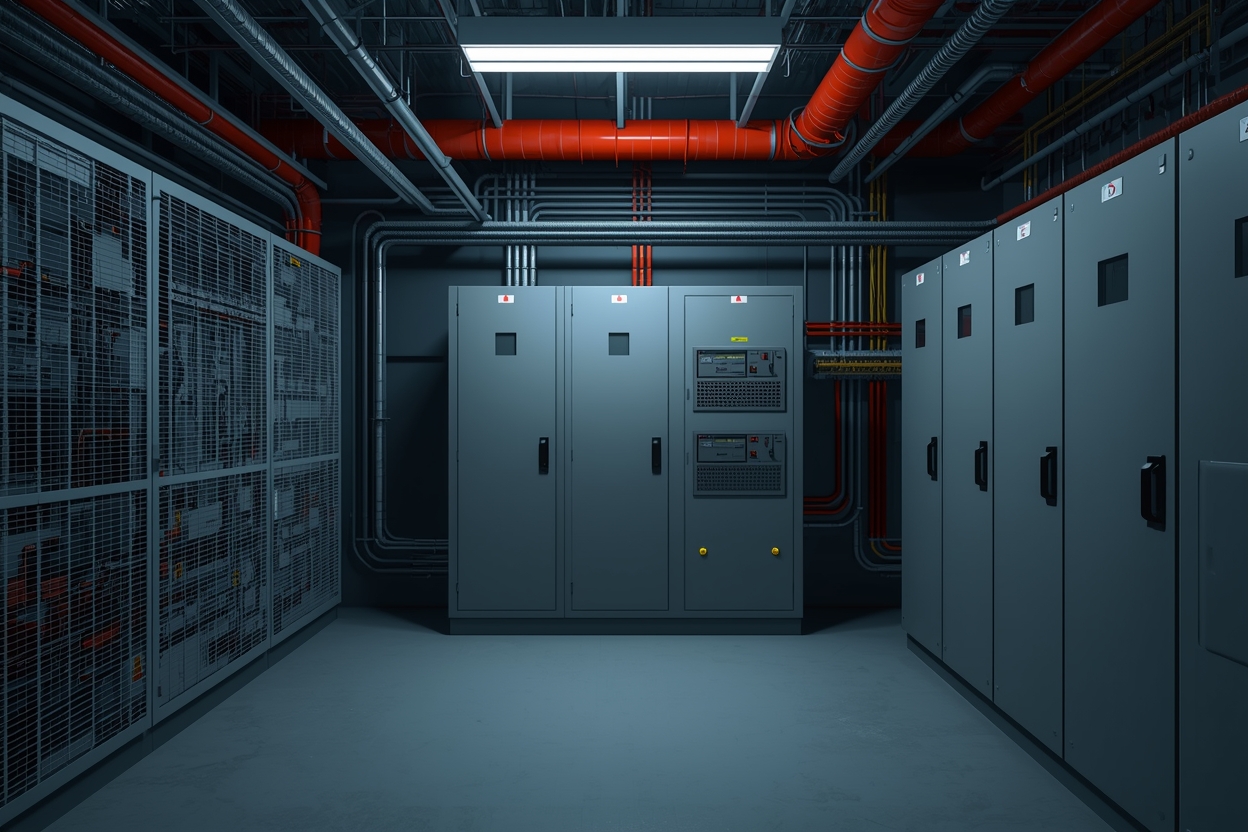 Энергетический объект: распределительное оборудование и шкафы автоматики