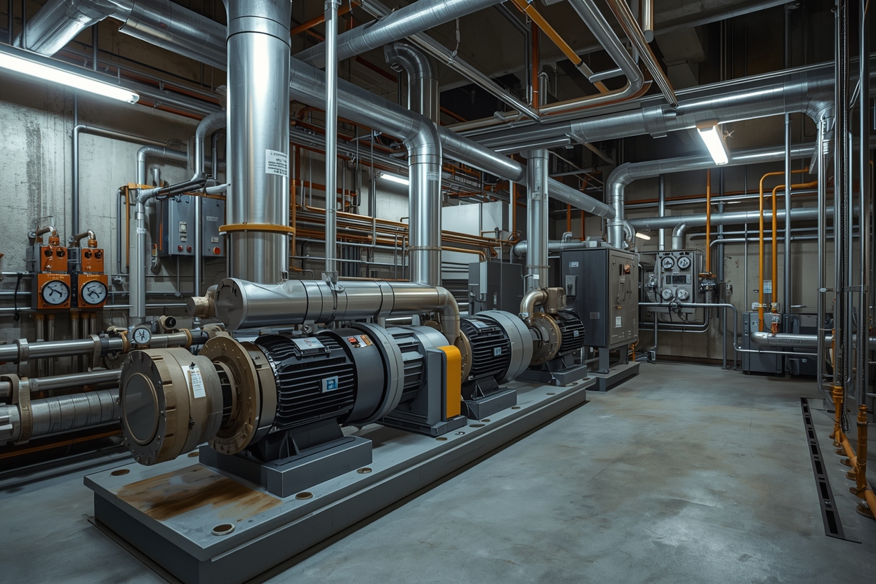 Автоматизация системы водоснабжения: насосы, трубопроводы и шкаф управления